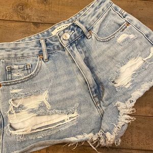 PacSun High Rise Festival Jean Shorts